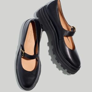 Madewell The Freya Platform Lugsole Mary Jane
